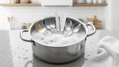 Jak zbavit příbory nánosu bez použití chemikálií: 5 způsobů, jak jim vrátit původní lesk